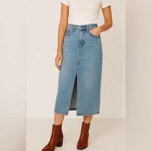 Abercrombie‎ & Fitch NWOT High Rise Denim Skirt Size 32